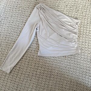 H&M Elegant Light Gray Top